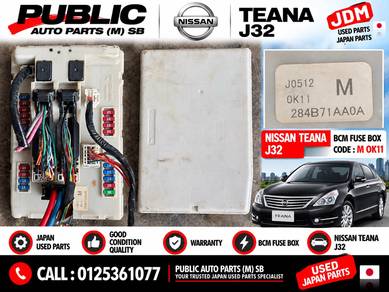 Nissan Teana J32 BCM Fuse Box 2010-2014 Year