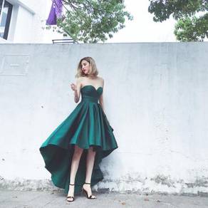 Green prom dinner evening gown dress RBP0113