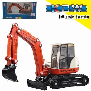 KDW 1:50 Crawler Excavator Diecast Metal Truck