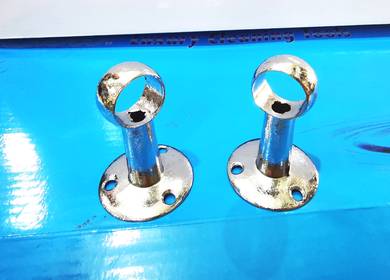 Chrome pipe holder CH 10/ Towel rack pipe holder