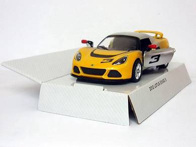 2012 Lotus Exige S model car - Gradient yellow