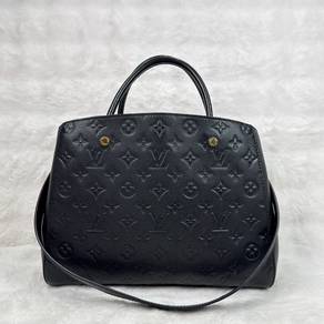 LV Bag Black Empreinte Montaigne MM Bag