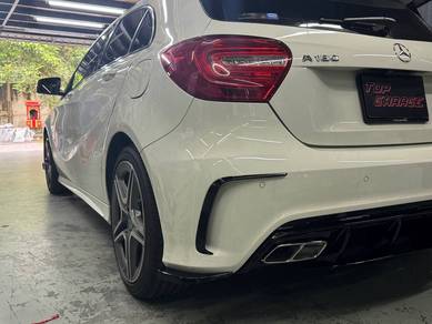 W176 Amg A45 Rear Bumper Side Splitter Bodykit
