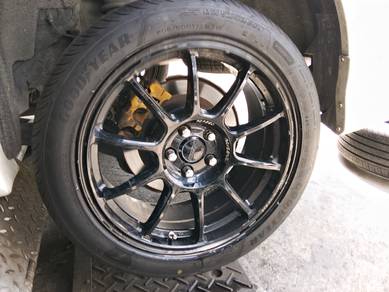 rim ze40,copy thai,17/7.5jj/et38 pcd 5x100
