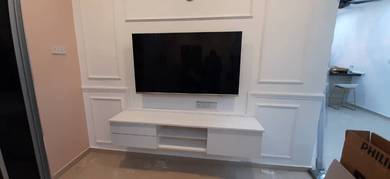 Kitchen cabinet tv console