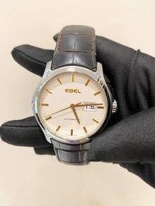 Ebel Classic Hexagon Big Date White Dial 41mm