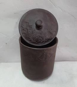 Ceramic teacup.