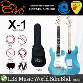 Evo X-1-GR Stratocaster Electric Guitar Linden Woo