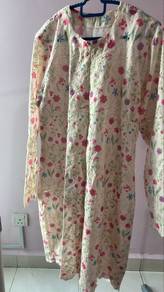 Baju Kurung Cotton White