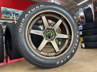 4X4 20Inch Rays TE37 OriBronze v Tyre 265-50-20 AT