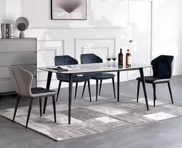 Meja Makan Set Marble