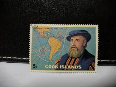 1975 Cook Islands Stamp Explorer Magellan