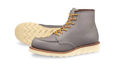 Red Wing Women 6In Moc Toe Boot Grey/Lilac 3378