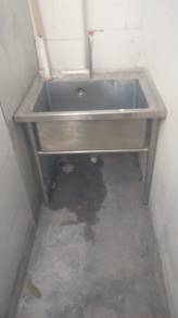 Single Sink Stainless Steel Hand Wash 
