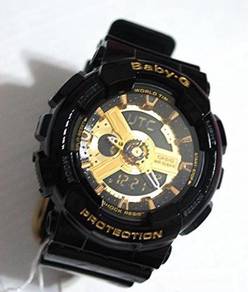 Watch - Casio BABY G BA110-1 BLACK GOLD - ORIGINAL