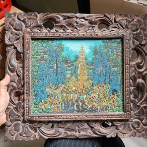 Vintage Balinese Painting from Ubud Bali Indonesia
