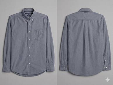 Tommy Hilfiger Oxford Business Shirt – Steel Blue/