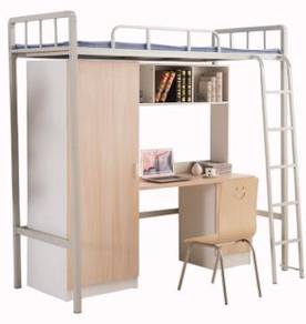 Loft bed frame double decker child single 5