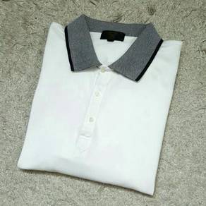 MCM white long sleeve polo shirt
