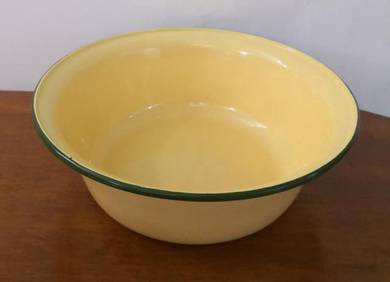 Mangkuk ayan large vintage enamel basin