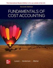 Fundamentals of Cost Accounting (ACC1054)