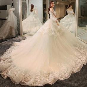 White wedding bridal dress gown RB0776
