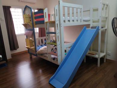Bunk Bed Double Decker with Slide
