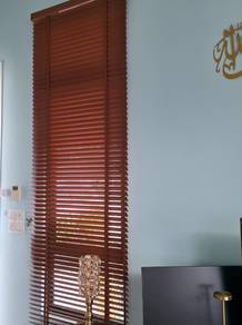 Solid Timber Curtain l Venetian Blind Curtain l