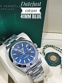 Rolex Datejust 41mm 126300 Blue Dial oyster NEW