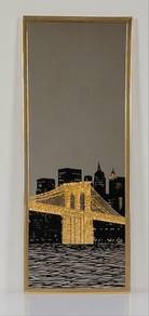 Brooklyn Bridge Etched Mirror