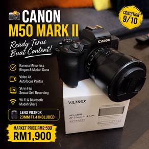 Canon M50 Mark II + Viltrox 23mm f/1.4