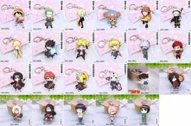 Naruto keychain key chain boruto sasuke kakashi