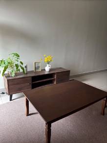 Wooden Coffee Table & TV Console Table