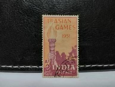 1951 India Stamp First Asian Game Sport