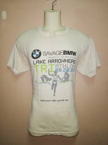 Vintage T-Shirt SAVAGE BMW TRI ATHLON 2005 Size M