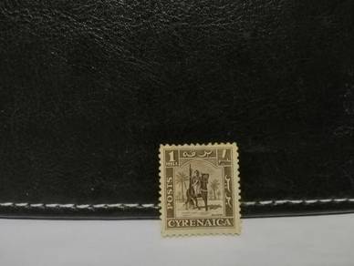 1950 Cyrenaica Stamp Senussi Warrior