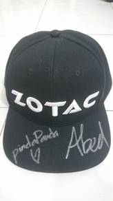 Zotac Baseball Cap with PindaPanda & Abel Autograp