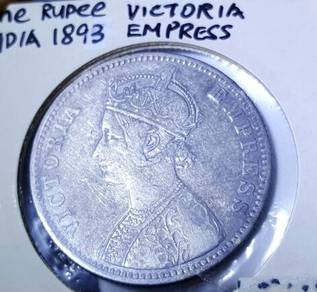 Victoria Empress One Rupee India 1893