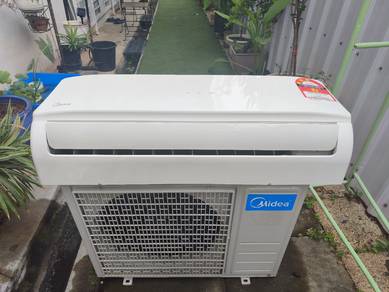 Aircond MIDEA 1.0hp Mcm Baru