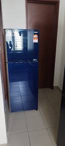 HAIER 2 Door glass fridge