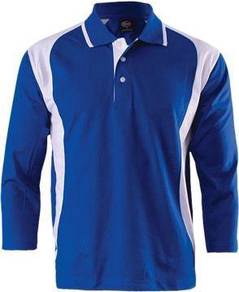 T-shirt Long Sleeve Polo Enzo Code 2093 LS Blue