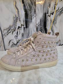 Versace boots leather