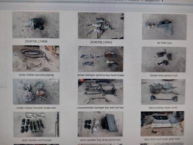 peugeot 407 spare part terpakai / used spare parts