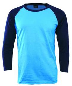 T-shirt Raglan Long Sleeve Code 1028 LS Turq/Navy