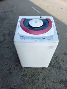 9kg washing machine jenama Toshiba top washer