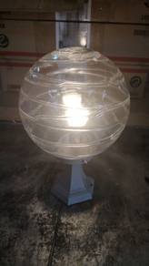 YA81AS Lampu Pagar Bulat Pillar Globe Light Gate