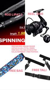 Rod Dan Reel Brand Seasir