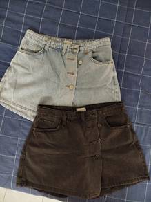 P&Co 2 in 1 SkirtShorts Denim Collection (Preloved