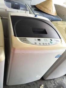 Sharp Recondition Auto Washing Machine Basuh Mesin
