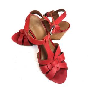 Clarks mules sandal in ketchup red